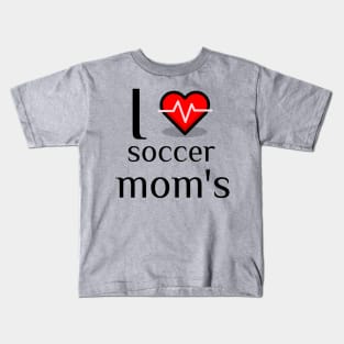 I heart soccer moms Kids T-Shirt